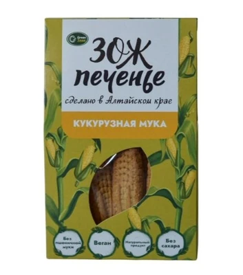 Печенье овсяное ЗОЖ кукурузное 100г 20401