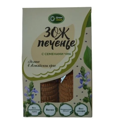 Печенье овсяное ЗОЖ с семенами чиа 150г 19879