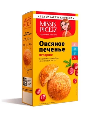 Печенье овсяное ягодное Missis Pickez 100г 20980