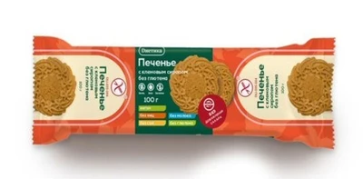 Печенье рисовое “С кленовым сиропом” без сахара “Диетика” 140г 21464