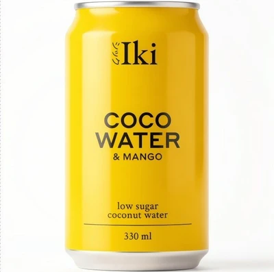 Кокосовая вода с соком манго натуральная iki ж/б 330мл 21569