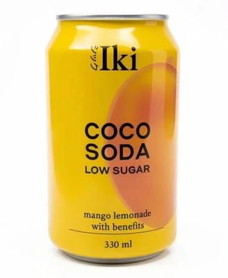 Лимонад CocoSoda манго на основе кокоса iki 330мл 21573