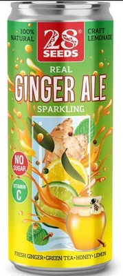 Напиток имбирный эль “Ginger ale” среднегаз. с соком, ж/б 330мл 19896