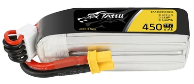 Аккумулятор Tattu 450мАч 4S 75C LiPo (Удлинённый) (XT30) 978915506