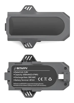 Аккумулятор BETAFPV Aquila16 650мАч 1S 60C LiHV (BT2.0) (2 шт.) 1908395654