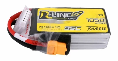 Аккумулятор Tattu R-Line V1.0 1050мАч 4S 95C LiPo (XT60) 1617861315