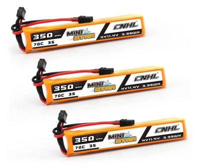Аккумуляторы CNHL Ministar 350мАч 3S 70C LiHV (XT30) (3 шт.) 412525683