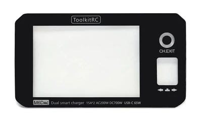 Стекло экрана зарядного устройства ToolkitRC M6DAC 506812602