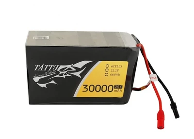 Аккумулятор Tattu 30000мАч 6S 25C 22,2В LiPo 1121015700
