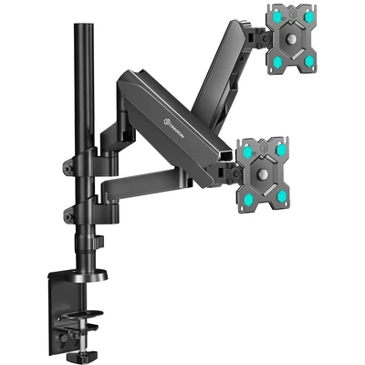 Кронштейн настольный для двух мониторов ONKRON G140 Black для размера 13"-32" 971835294