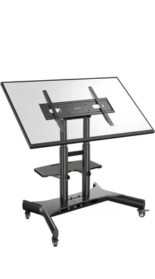 Мобильная напольная стойка ONKRON TS1380 Black для размера 50"-83" 1137847045