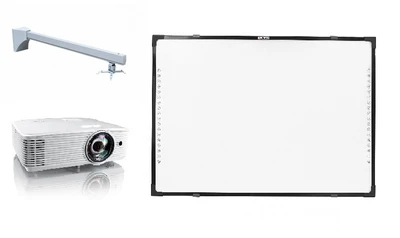 Интерактивный комплект IQBoard DVT TN082 + проектор Optoma X308STe + крепление для проектора Wize WTH130 399935545