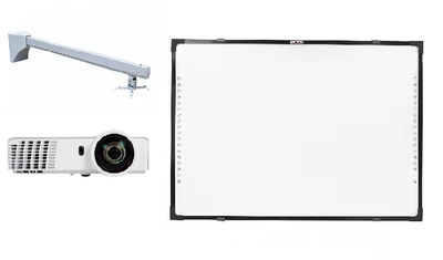 Интерактивный комплект IQBoard DVT TN082 + проектор Infocus INV30 + крепление для проектора Wize WTH-140 1902312404