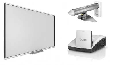 Интерактивный комплект SMART Board SBM777V-43 с проектором BenQ MH856UST+ и креплением BenQ WM04G3 1736287397