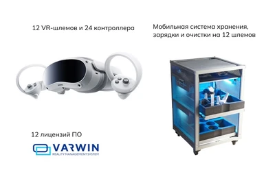 Мобильный класс виртуальной реальности Geckotouch VR12/4VW256 Varvin Python 2 года техподдержки 1557264124