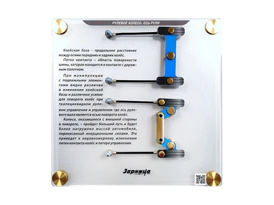 Демонстрационный стенд "Рулевое колесо. Ось руля" Zarnitza 430845712