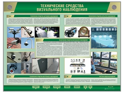 Стенд электрифицированный "Технические средства визуального наблюдения" Zarnitza 121079254