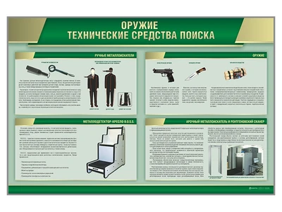 Стенд "Оружие. Технические средства поиска" Zarnitza 465601305