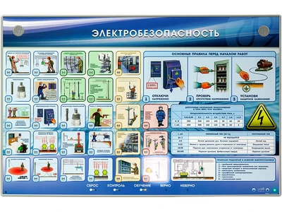Интерактивный электрифицированный стенд "Электробезопасность" Zarnitza 543541569