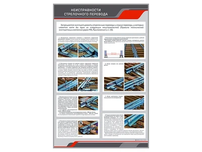 Информационный стенд "Неисправности стрелочного перевода" Zarnitza 1422176415