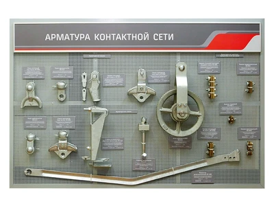 Информационный стенд с образцами "Арматура контактной сети" Zarnitza 1365938301