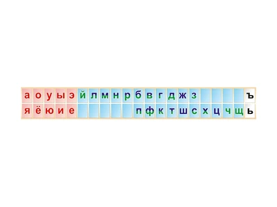 Информационный стенд-лента "Буквы" Zarnitza 1556808841