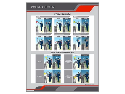 Информационный стенд "Ручные сигналы" Zarnitza 1492796925