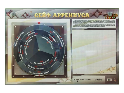 Интерактивный маркерный стенд "Сейф Аррениуса" Zarnitza 1449666189
