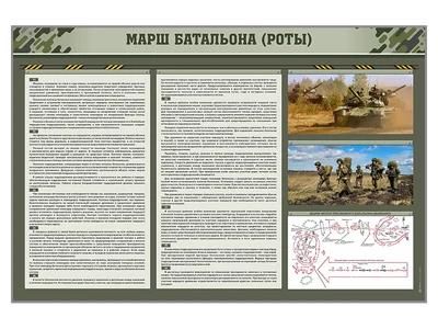 Комплект стендов "Марш батальона (роты)" Zarnitza 420953881