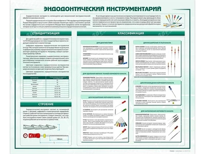 Информационный стенд "Эндодонтический инструментарий" Zarnitza 284154481