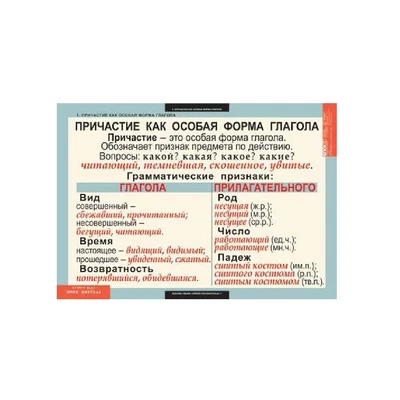 Комплект таблиц «Русский язык. 7 класс» Новый диск 1385668774