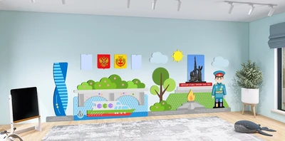 Декоративно-развивающая панель Ньютоникум "Чувашия" 129536687