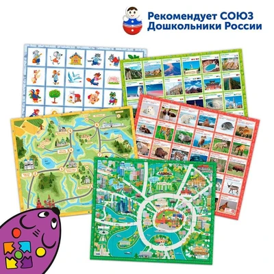Комплект тематических полей "Чудеса России" для РобоМыши Learning Resources RM5001 1036325675