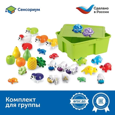 Развивающий игровой комплект для познавательно-речевого развития "Соединяй и учись" Learning Resources MS0011 (для ясельной группы) 1347944847