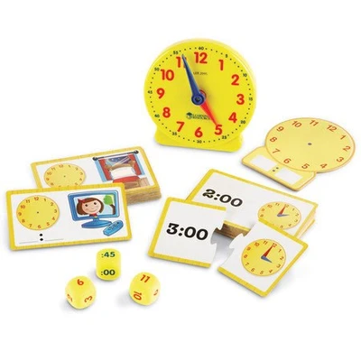 Развивающий игровой набор "Учимся определять время" Learning Resources LER3220 (41 элемент) 258582255