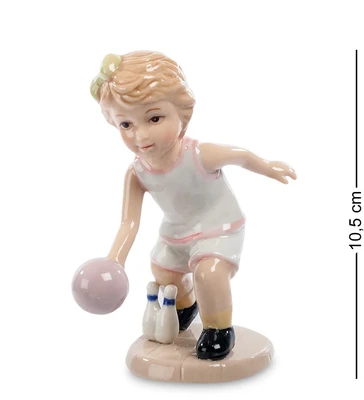 CMS-12/34 Статуэтка Девочка «Игра в боулинг» (Pavone) 648248010
