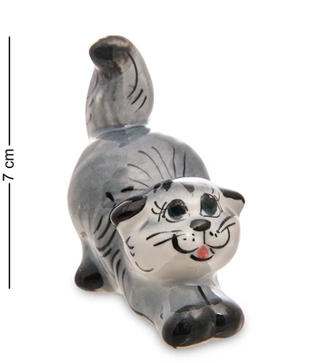 ГЛ- 048 Фигурка «Кошечка» (Гжельский фарфор) 144713328