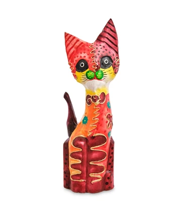 99-059-02 Фигурка «Кошка» сред. 25 см (албезия, о.Бали) 1293859744