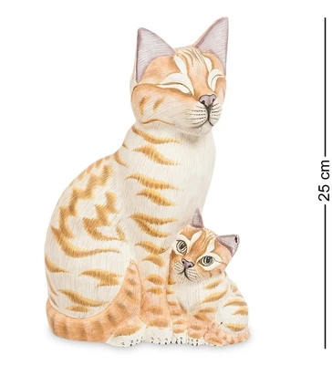 89-013 Фигурка «Кошка с котенком» (о.Бали) 72095282