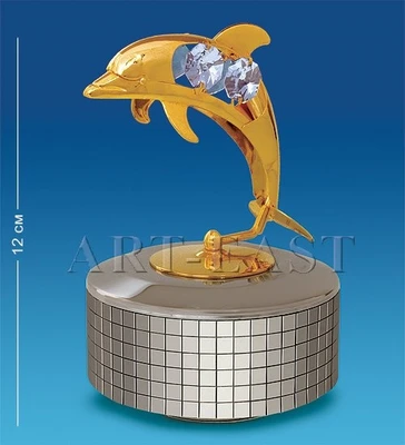 AR-3358 Фигурка музыкальная «Дельфин» (Юнион) 875990014
