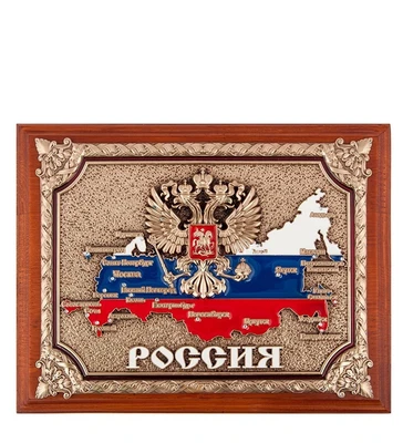 ПК-132 Панно «Россия» в подарочной коробке 25х20 415235032