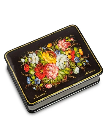 ШК-19/ 9-E Шкатулка в технике декупаж «Цветы» (10х8х3,5) 489722500