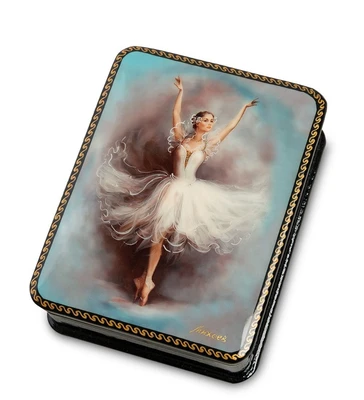 ШК-19/ 8-A Шкатулка в технике декупаж «Балет» (10х8х3,5) 2010453551
