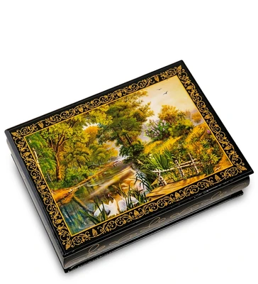 ШК-11/ 6-G Шкатулка в технике декупаж (13х18х4) 2096209801