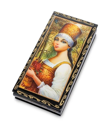 ШК-11/ 5-E Шкатулка-купюрница в технике декупаж (8х17х4) 1981794610
