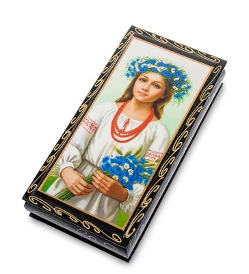 ШК-11/ 5-C Шкатулка-купюрница в технике декупаж (8х17х4) 1195711526