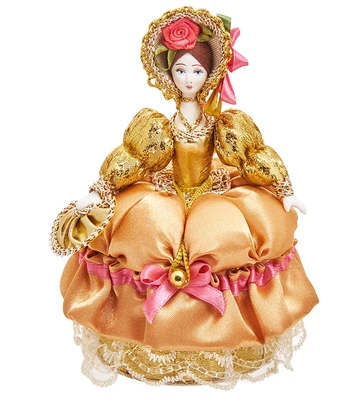 RK-733/ 4 Кукла-шкатулка «Дама с веером» 1786429527