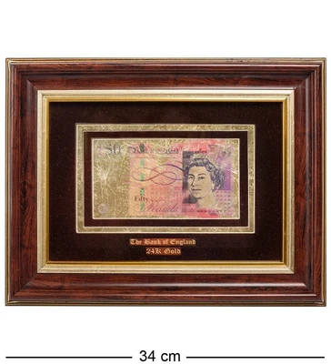 HB-005 Панно «Банкноты 50 GBP (фунт стерлингов) Англия» 628813457