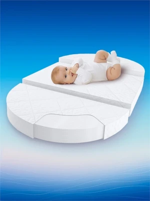 Матрас трансформер AmaroBaby, Magic sleep (овальный/круглый) 1250 х 750 х 110 AMARO-331275-MS