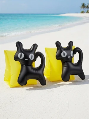 Нарукавники для плавания Amarobaby Cat, желтый AB26-16CT/04